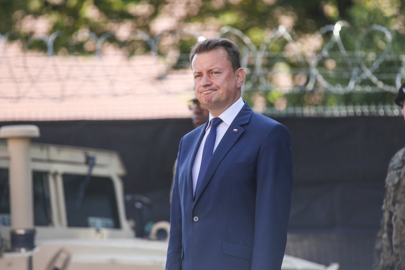 Minister Mariusz Błaszczak pochwalił olimpijczyków, którzy pojawili się na granicy polsko-białoruskiej.