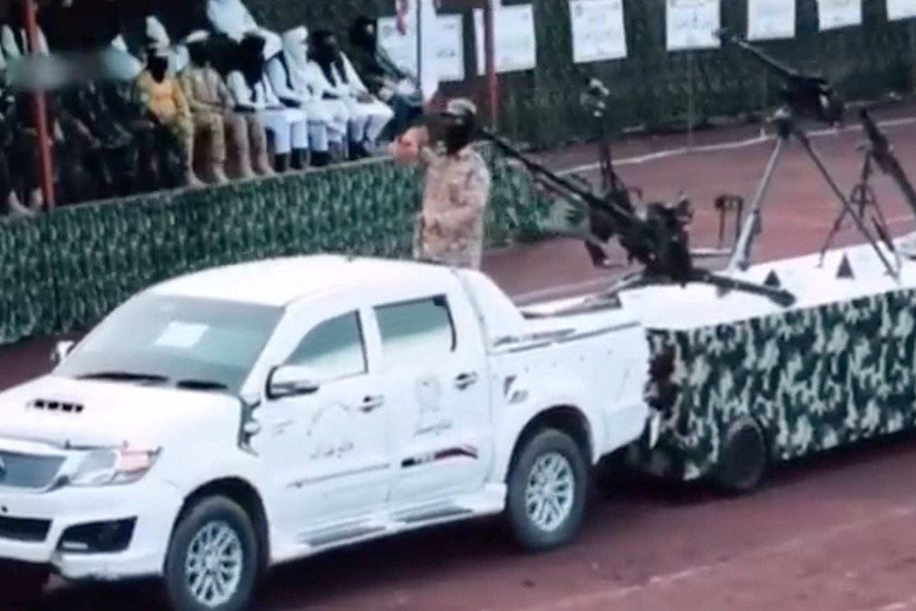 Talibowie urządzili pokaz uzbrojenia w państwowej telewizji.