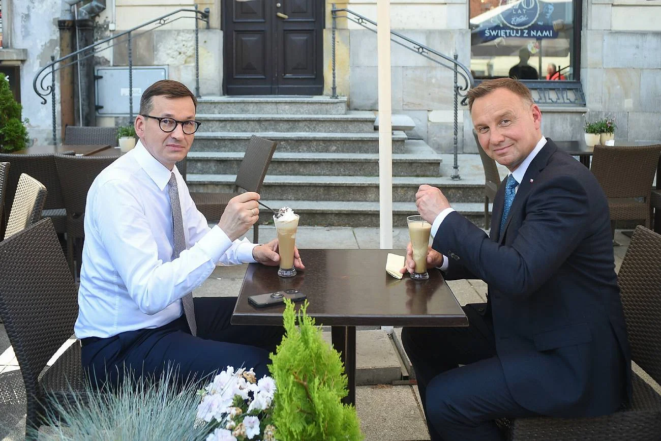 Prezydent Andrzej Duda i premier Mateusz Morawiecki