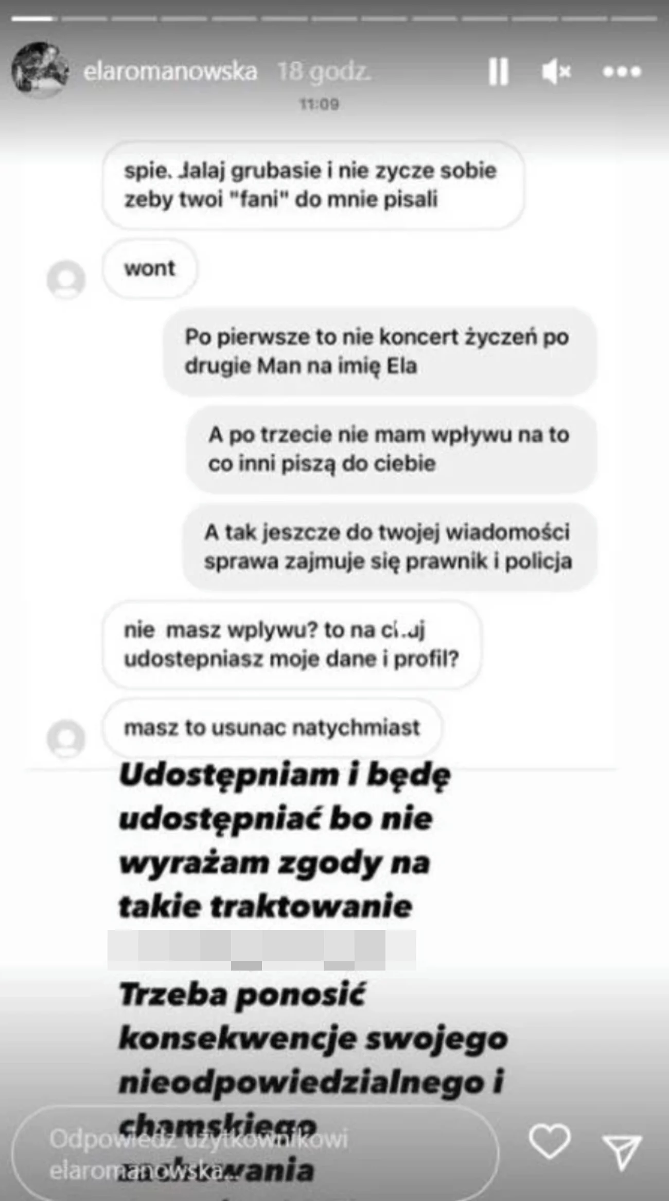 Ostre słowa w kierunku Elżbiety Romanowskiej. Sprawa trafiła na policję