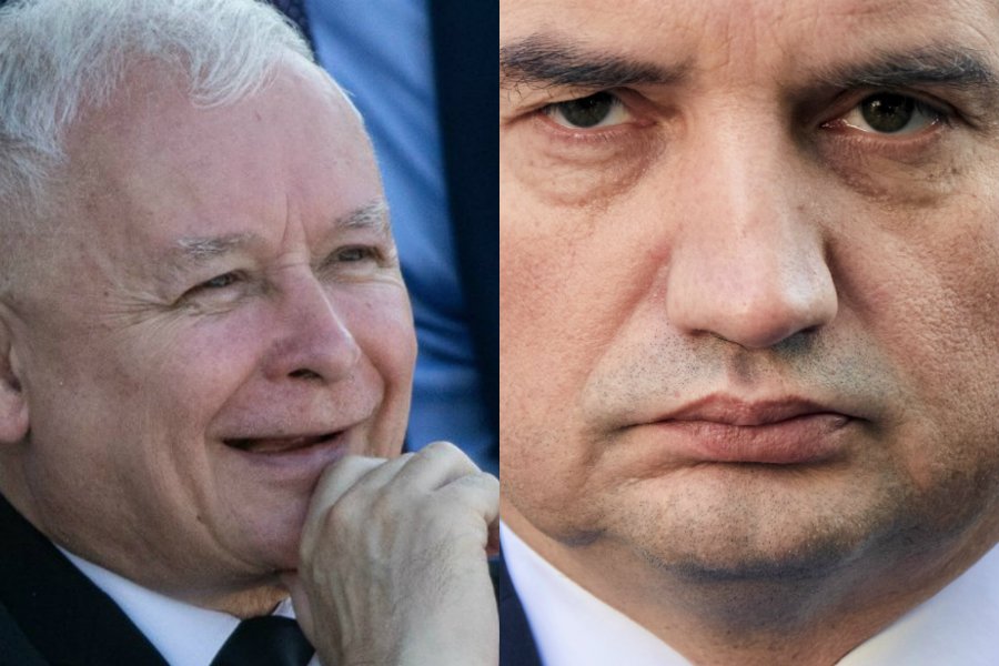 Jarosław Kaczyński miał publicznie upokorzyć Zbigniewa Ziobrę i Jarosława Gowina na tajnym spotkaniu PiS w Ożarowie Mazowieckim.