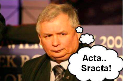 Pierwsza część szyderczego obrazka wymierzonego w Jarosława Kaczyńskiego