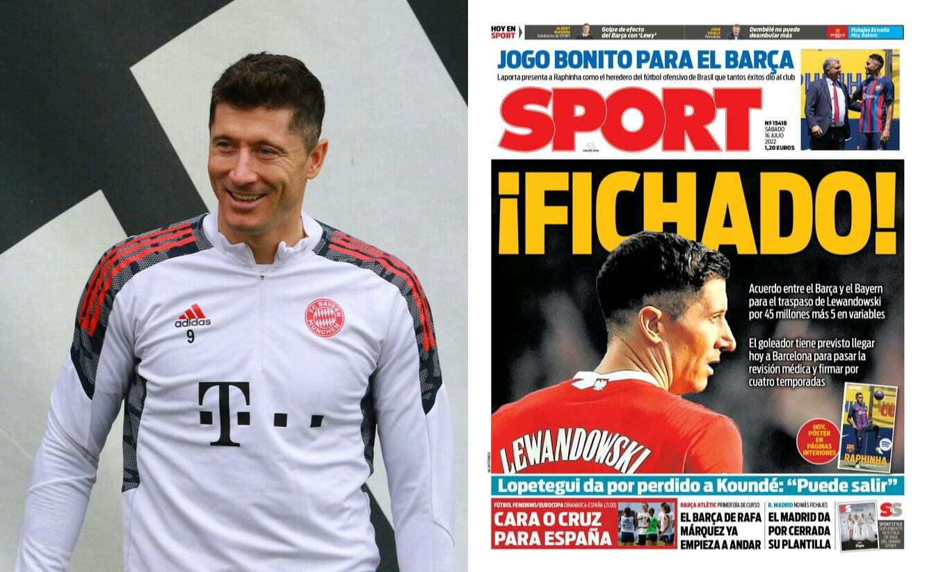 Temat Roberta Lewandowskiego jest jednym z najważniejszych w hiszpańskich mediach sportowych.