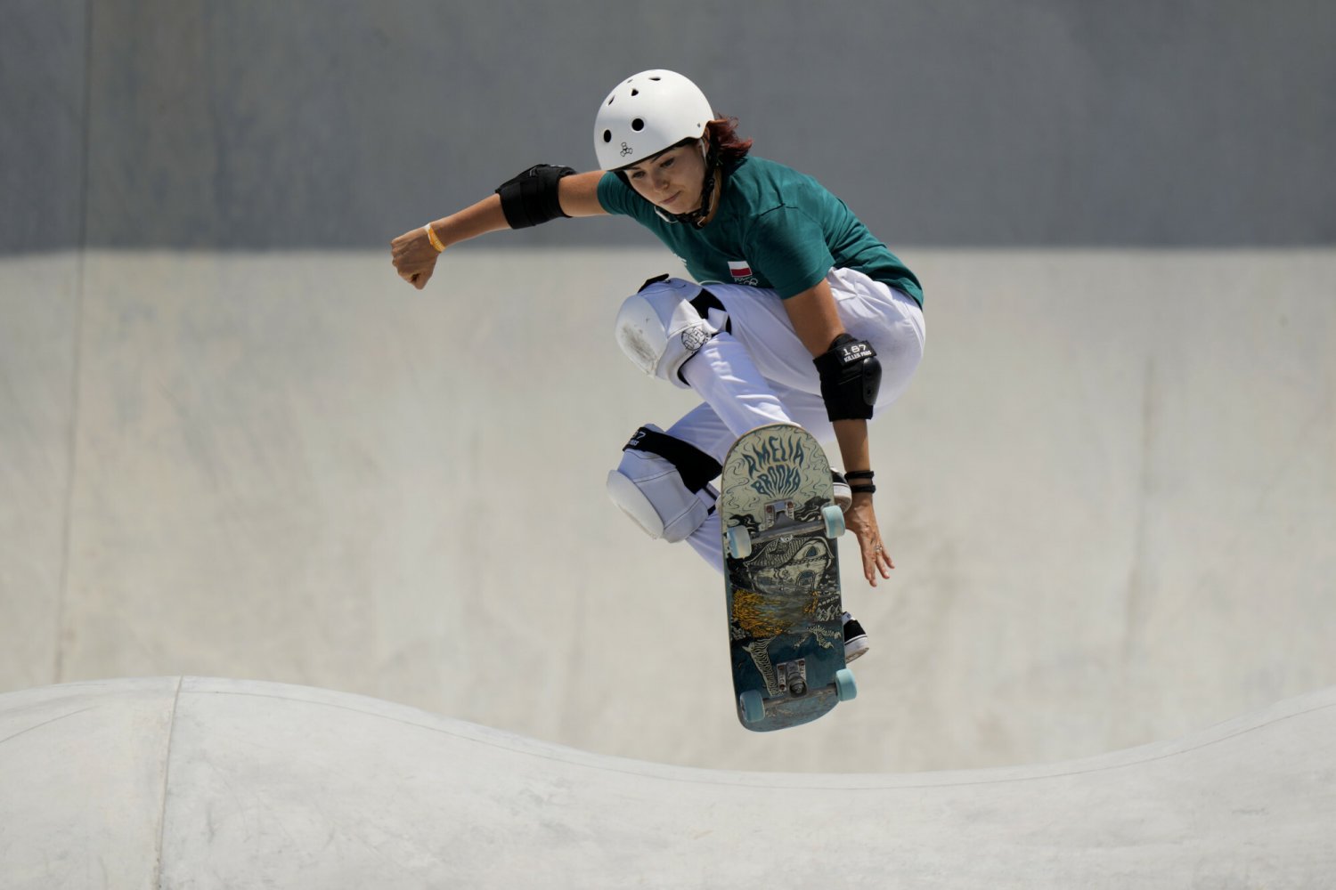 Amelia Bródka zajęła w Tokio miejsce 17. w debiucie deskorolki na igrzyskach