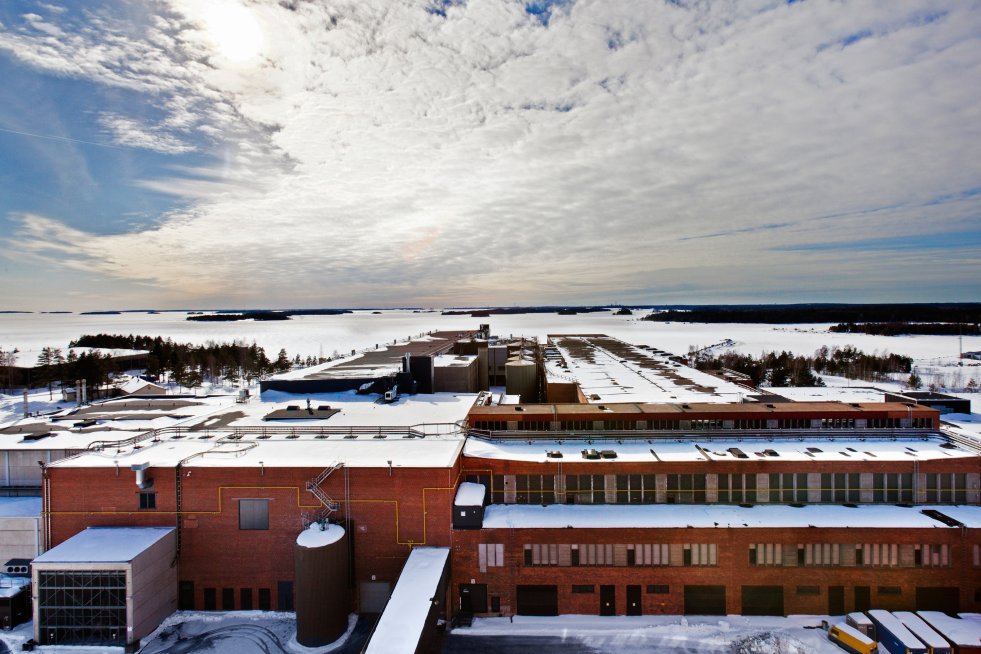 Centrum przechowywania danych w Hamina w Finlandii. Wcześniej w tych budynkach znajdowała się drukarnia.