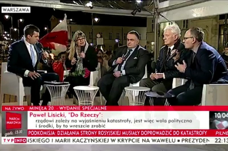 W 7. rocznicę katastrofy smoleńskiej rządowa telewizja obchodziła 7 rocznicę zamachu.