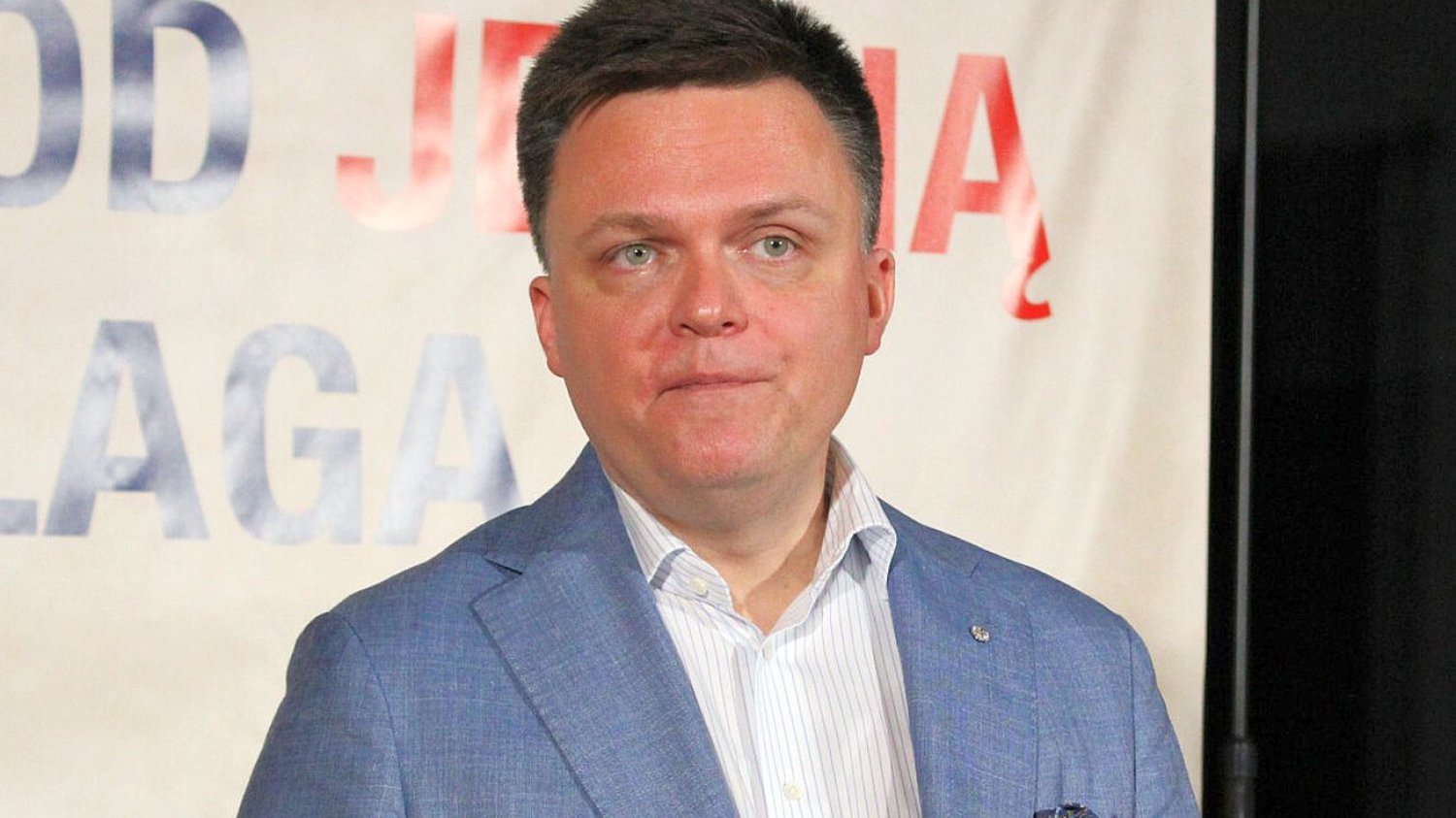 Hołownia nazwał Trzaskowskiego i Nawrockiego "półpolskimi prezydentami"