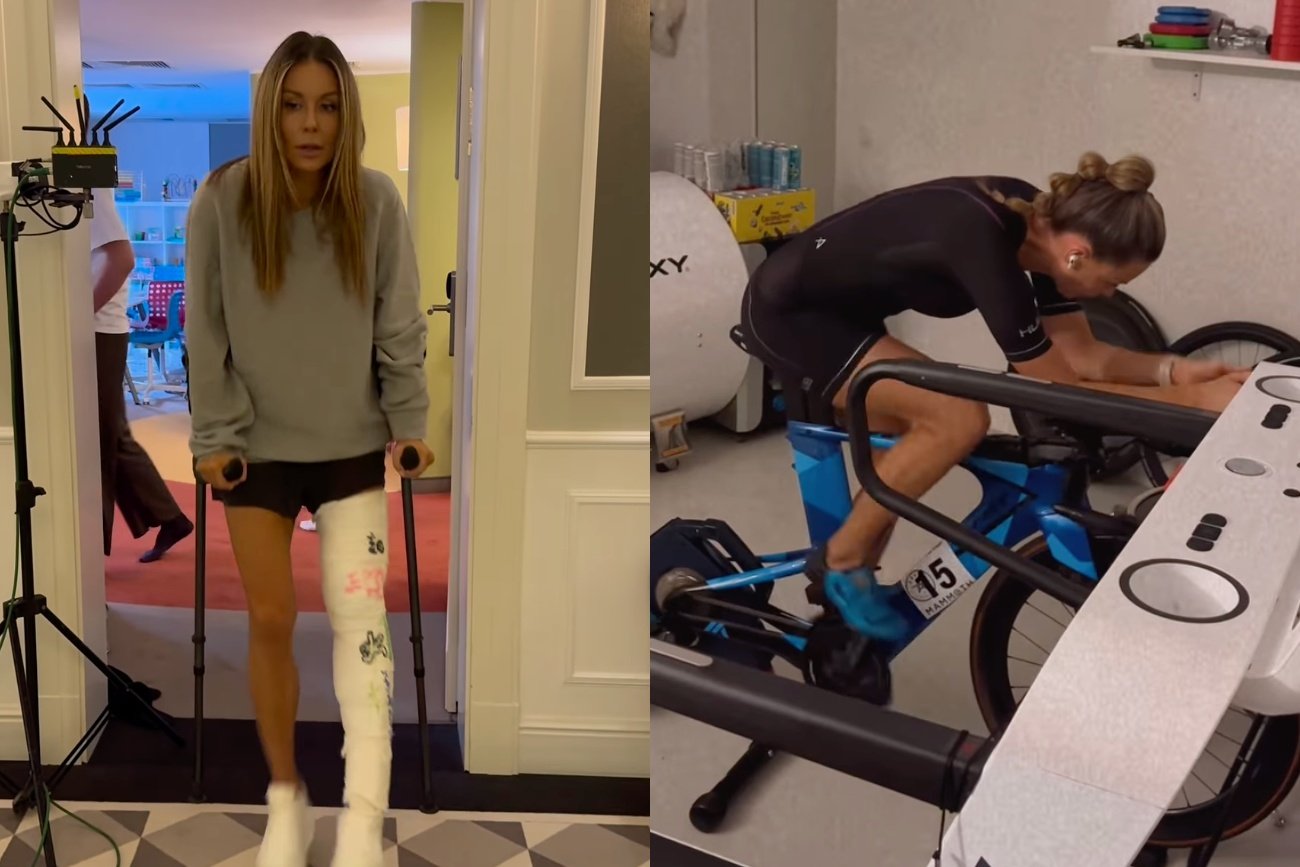 Rozenek wróciła do treningów po kontuzji. Internauci twierdzą, że kłamała