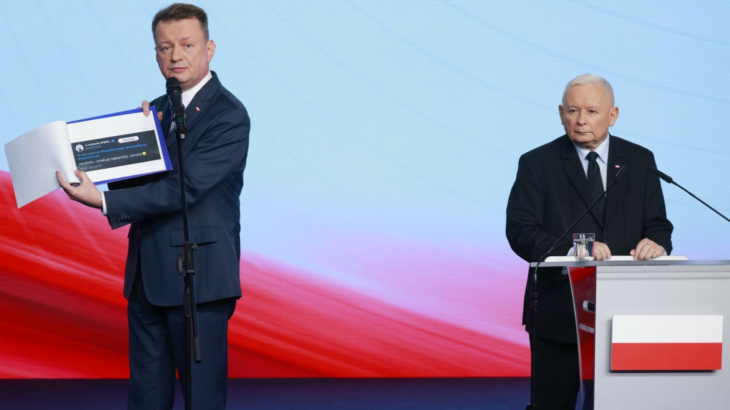 "Na czele polskiego rządu stoi hejter". Tak zareagował Kaczyński