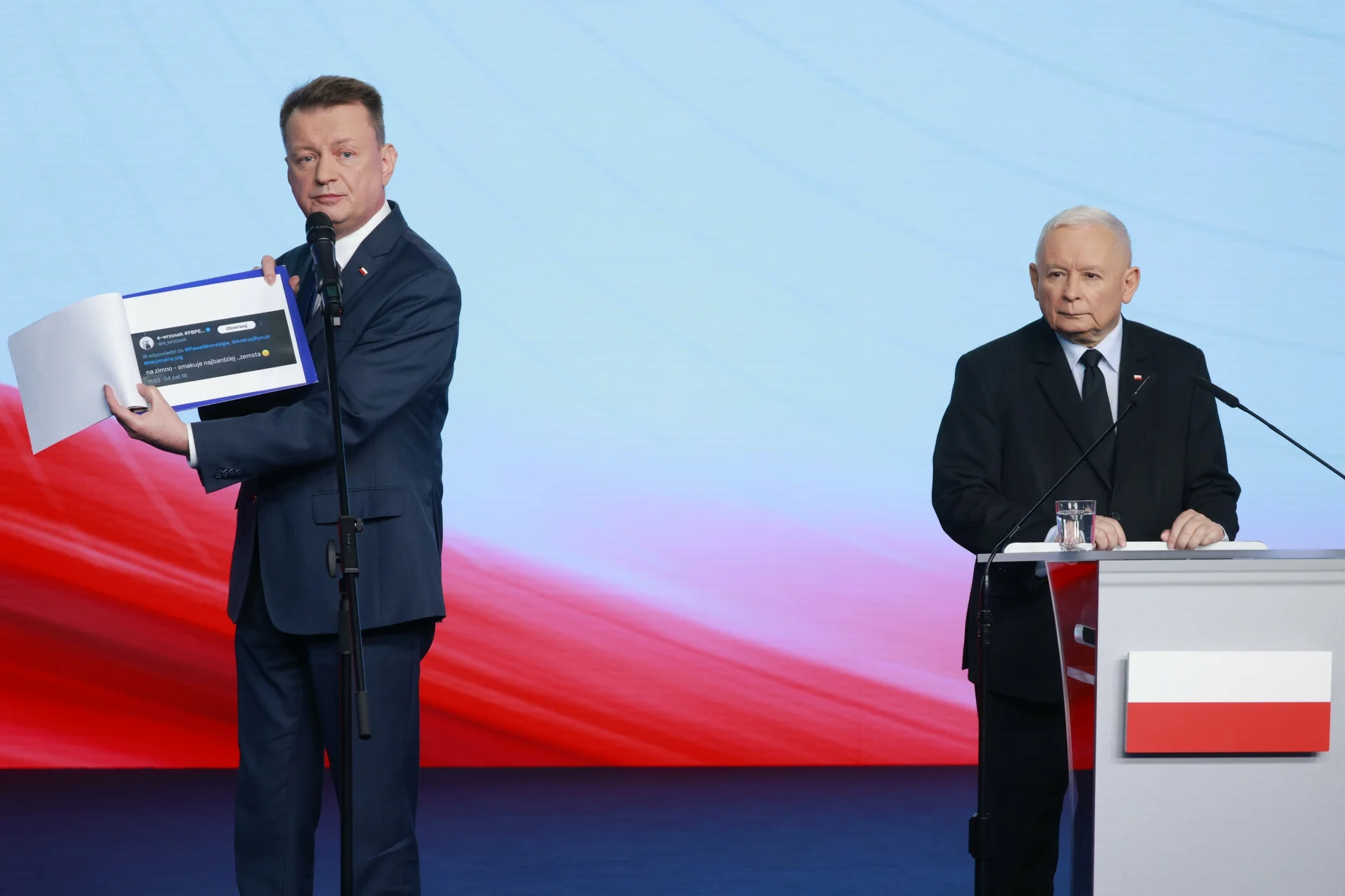"Na czele polskiego rządu stoi hejter". Tak zareagował Kaczyński