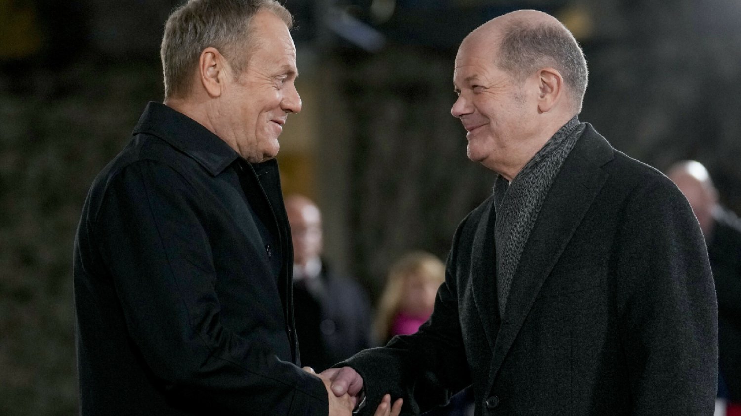 Donald Tusk i Olaf Scholz w Berlinie. Tak mówią o ryzyku agresji ze strony Rosji.