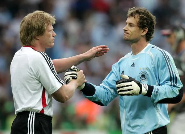 Kahn i Lehmann w czasie mundialu 2006