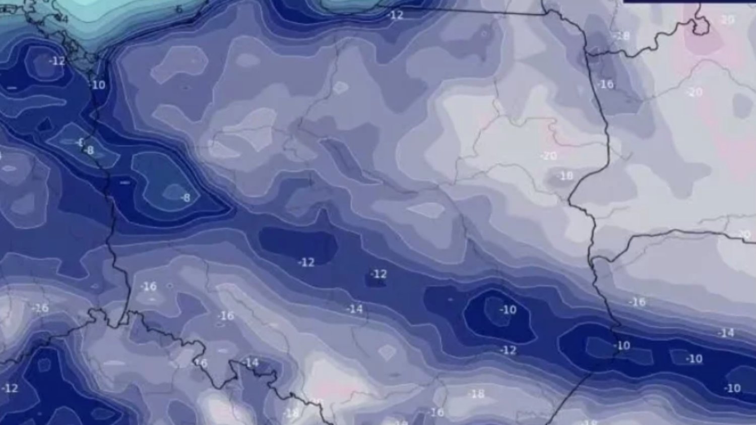 Do Polski nadchodzi duży mróz. W Polce będzie mroźno.