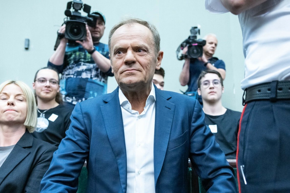 Lider PO Donald Tusk.