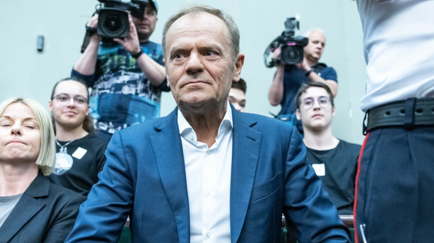 Lider PO Donald Tusk.