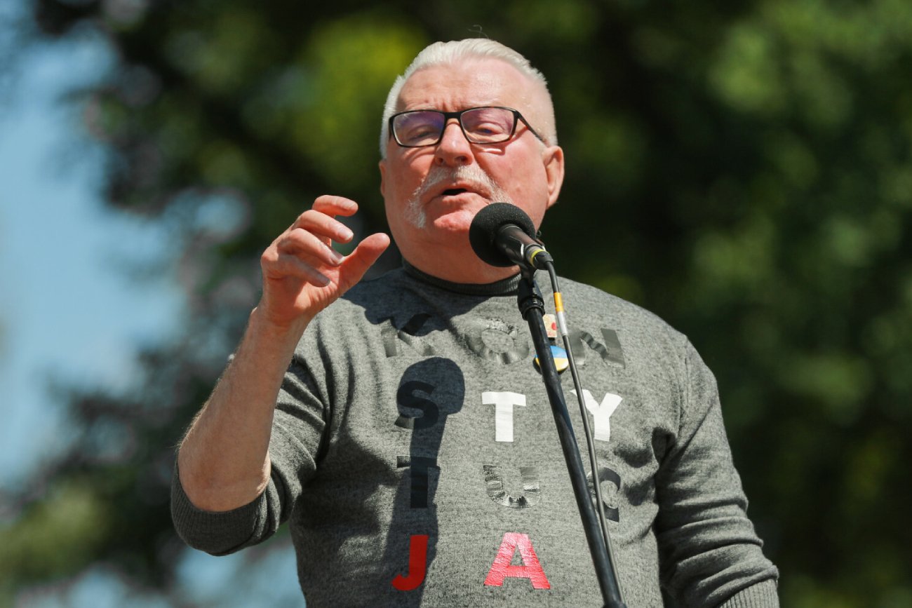Marsz 4 czerwca w Warszawie. Tłum przerwał przemowę Lecha Wałęsy