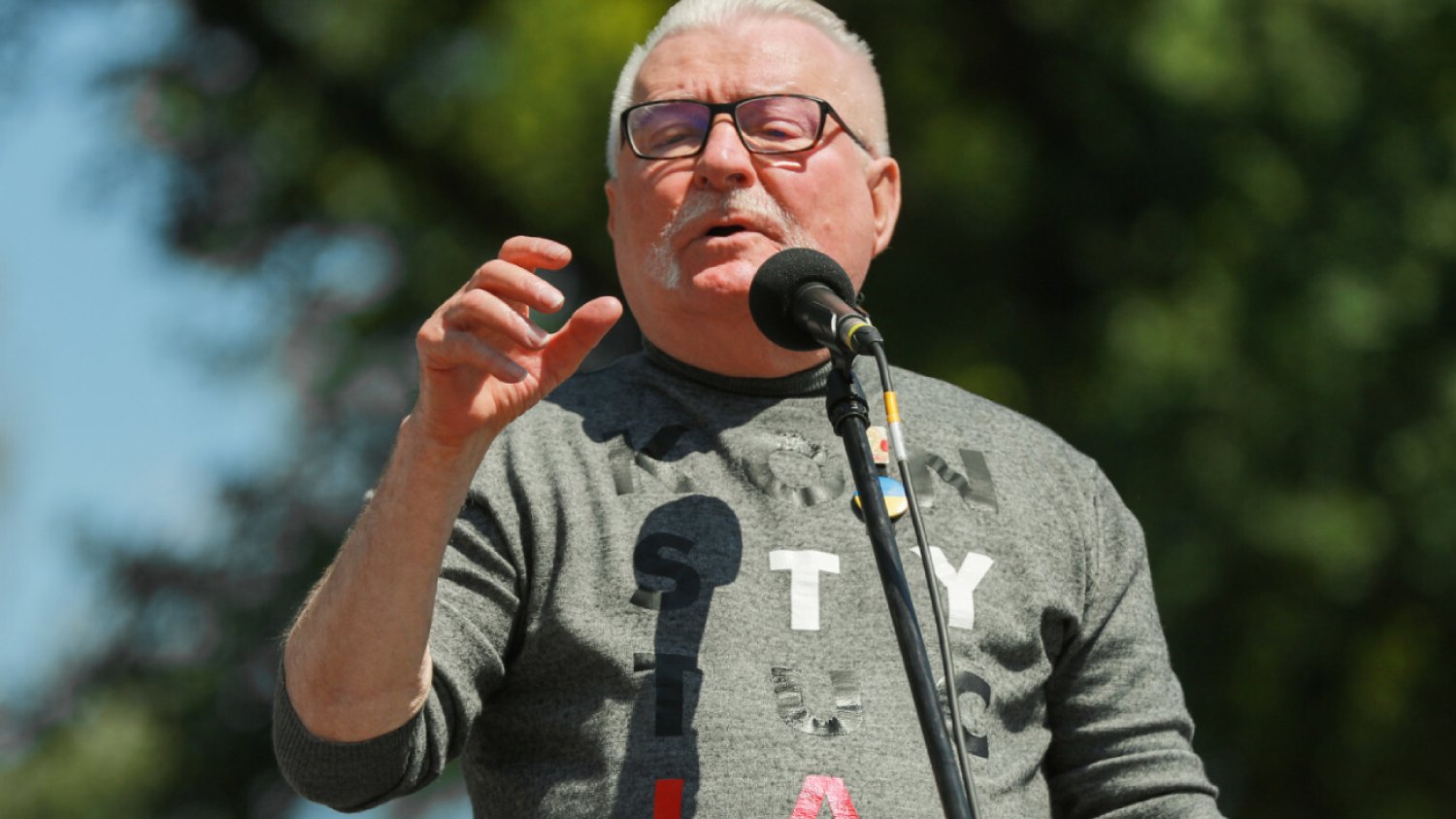 Marsz 4 czerwca w Warszawie. Tłum przerwał przemowę Lecha Wałęsy