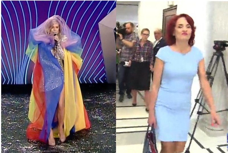 Strój Dody zrobił furorę w Białymstoku, ale nie wszystkim się spodobał.