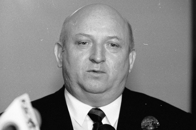 Józef Oleksy w styczniu 1996 roku