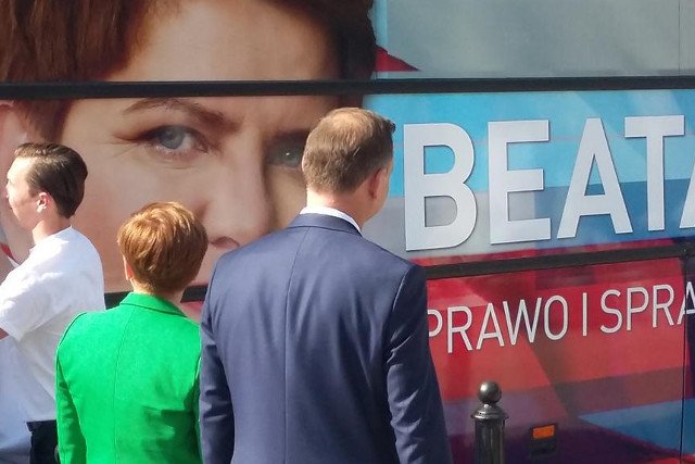 W odsłonięciu Szydłobusa uczestniczył prezydent elekt Andrzej Duda