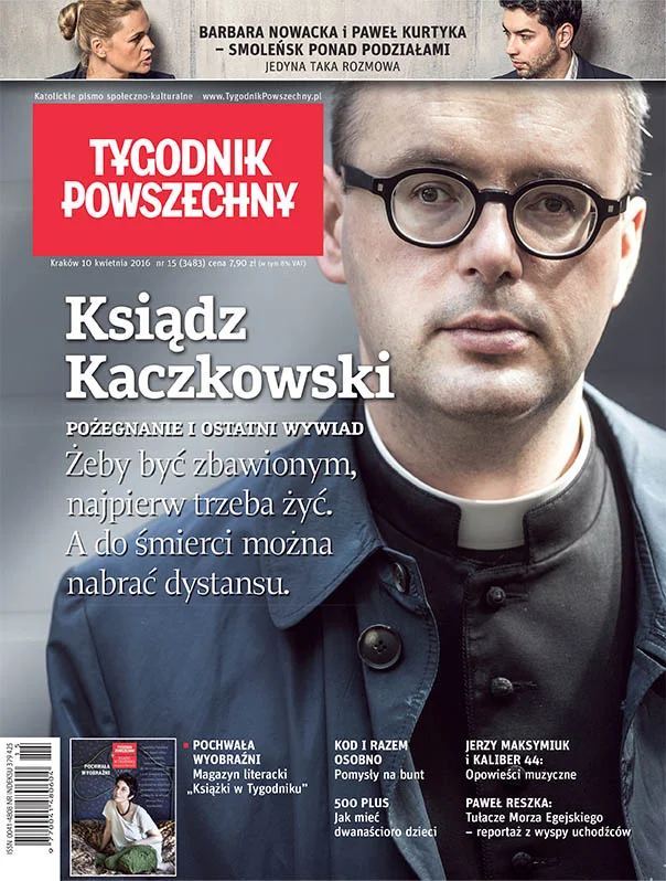 W najnowszym wydaniu "Tygodnika Powszechnego" można przeczytać ostatni wywiad, który gazeta przeprowadziła z ks. Janem Kaczkowskim.