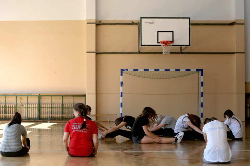 O lekcjach WF na sali gimnastycznej można dziś tylko pomarzyć.