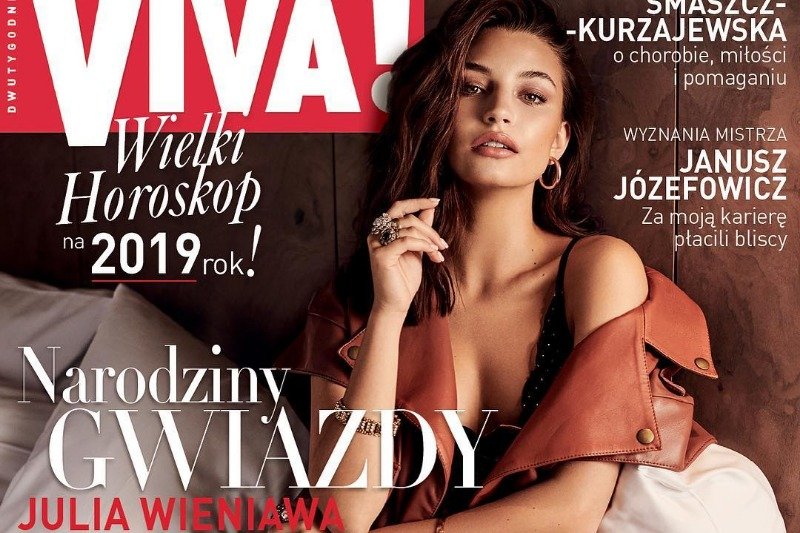 Julia Wieniawa bohaterką nowego wydania popularnego dwutygodnika. W środku również obszerny wywiad