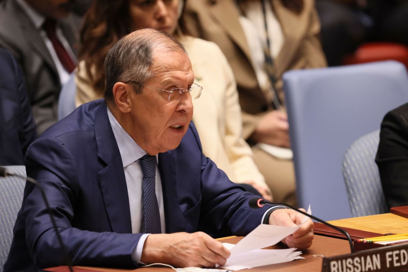 Minister spraw zagranicznych Rosji Siergiej Ławrow.