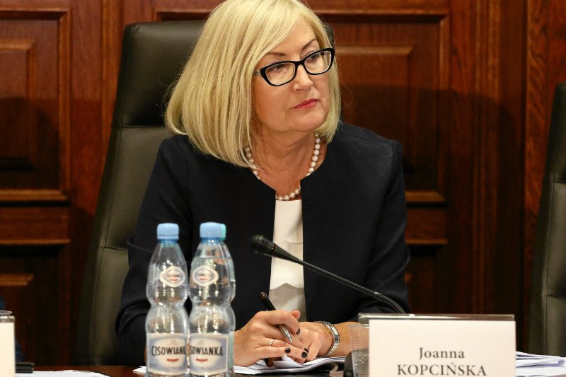 Jeszcze niedawno Joanna Kopcińska zasiadała w komisji śledczej badającej sprawę Amber Gold