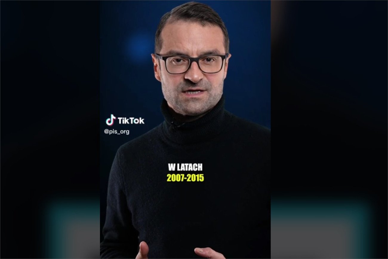 Europoseł Tomasz Poręba w pierwszym materiale PiS na TikToku