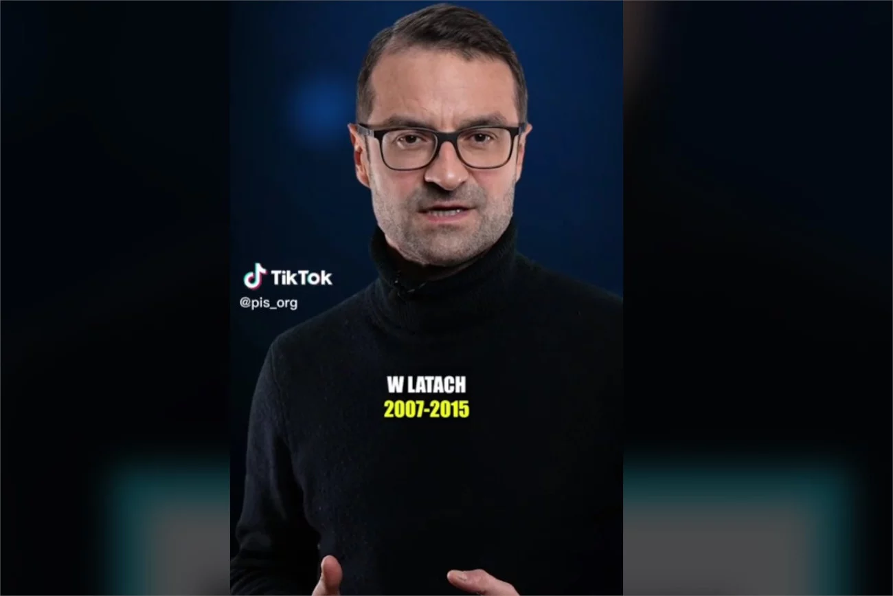Europoseł Tomasz Poręba w pierwszym materiale PiS na TikToku