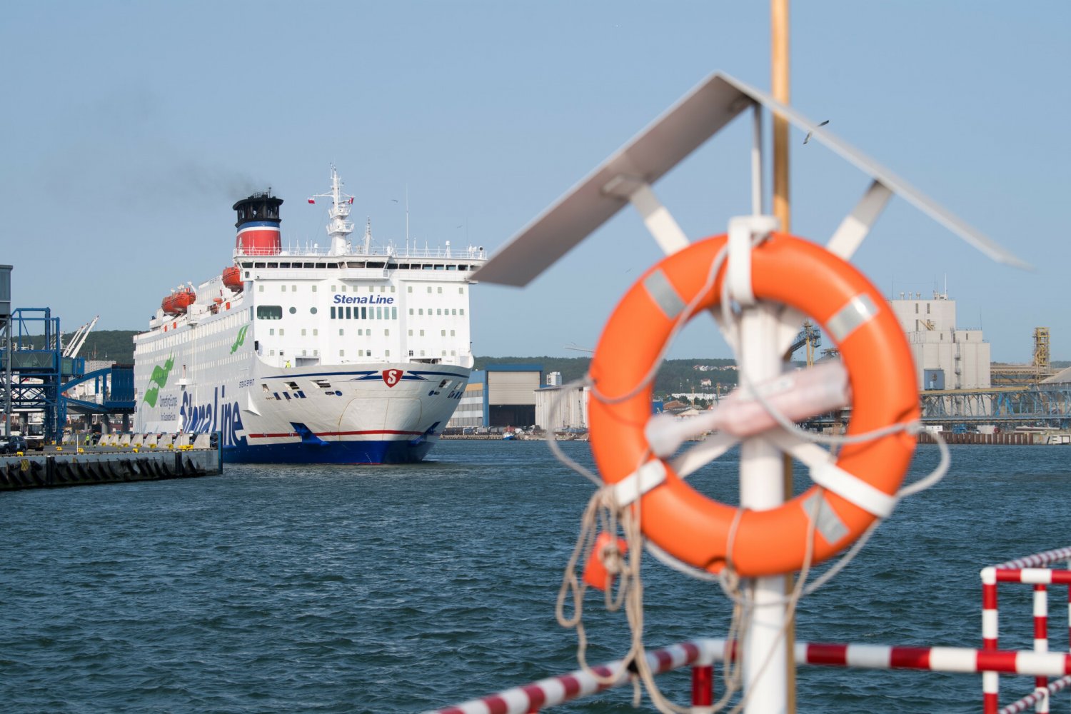 Prom Stena Spirit wrócił do Polski.