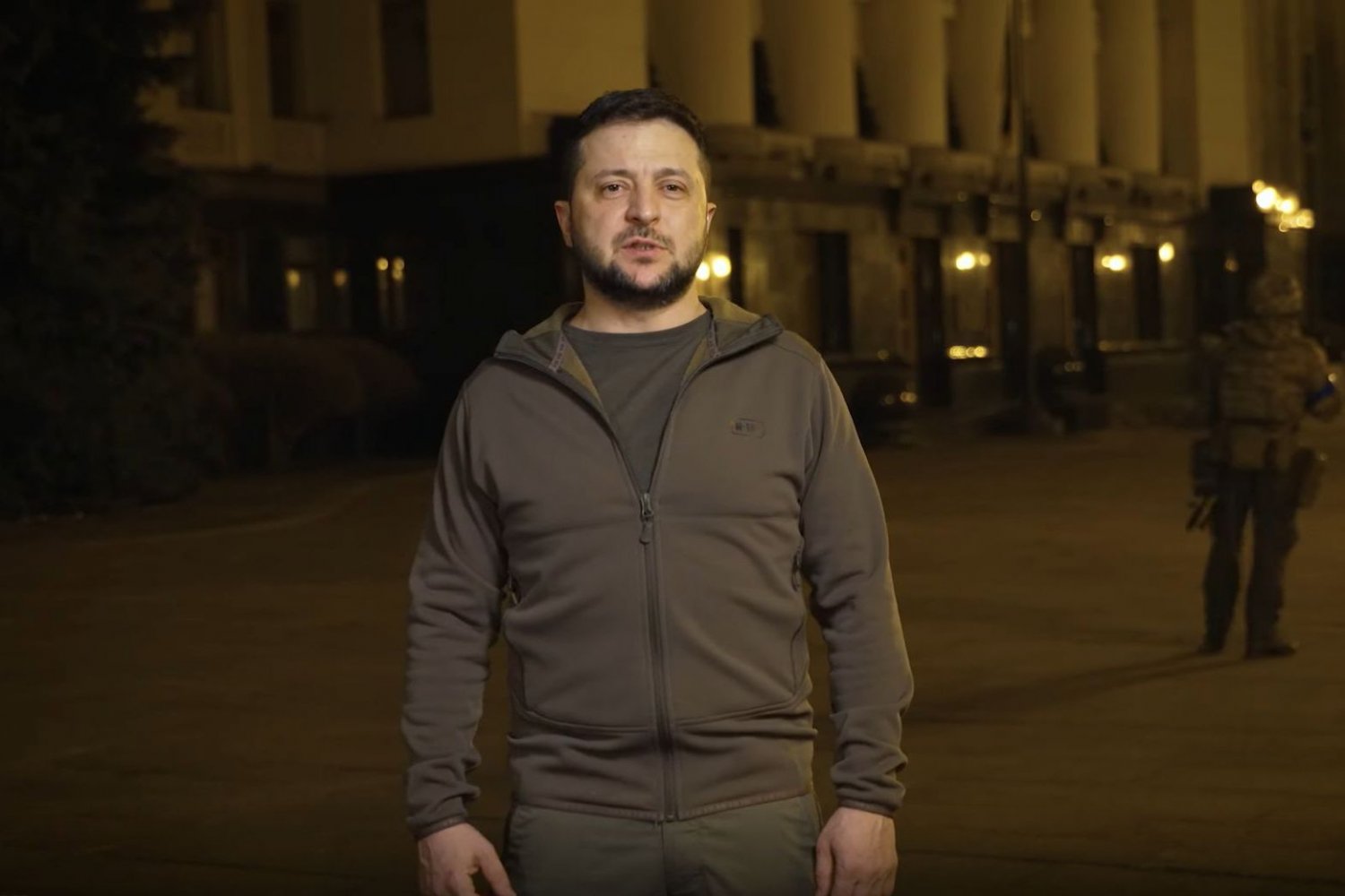 Wołodymyr Zełenski w nocnym przemówieniu zwrócił się do państw NATO.