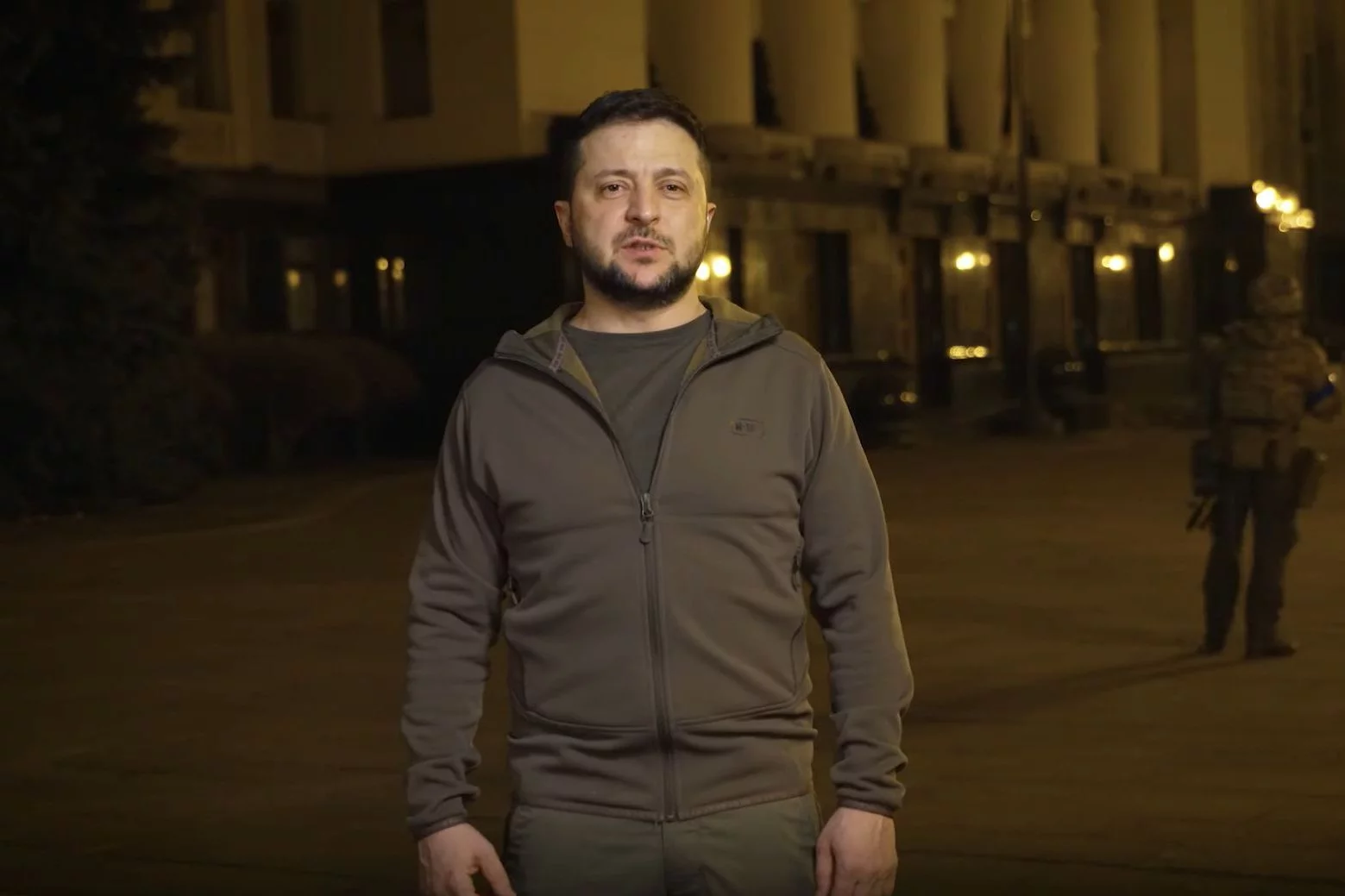 Wołodymyr Zełenski w nocnym przemówieniu zwrócił się do państw NATO.