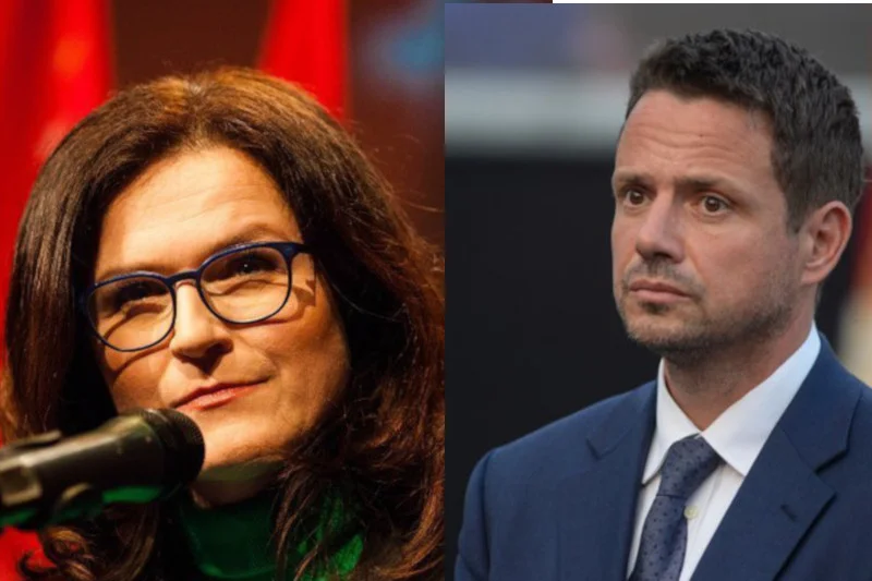 Aleksandra Dulkiewicz i Rafał Trzaskowski – oni najbardziej ostatnio wyrastają na gwiazdy opozycji.