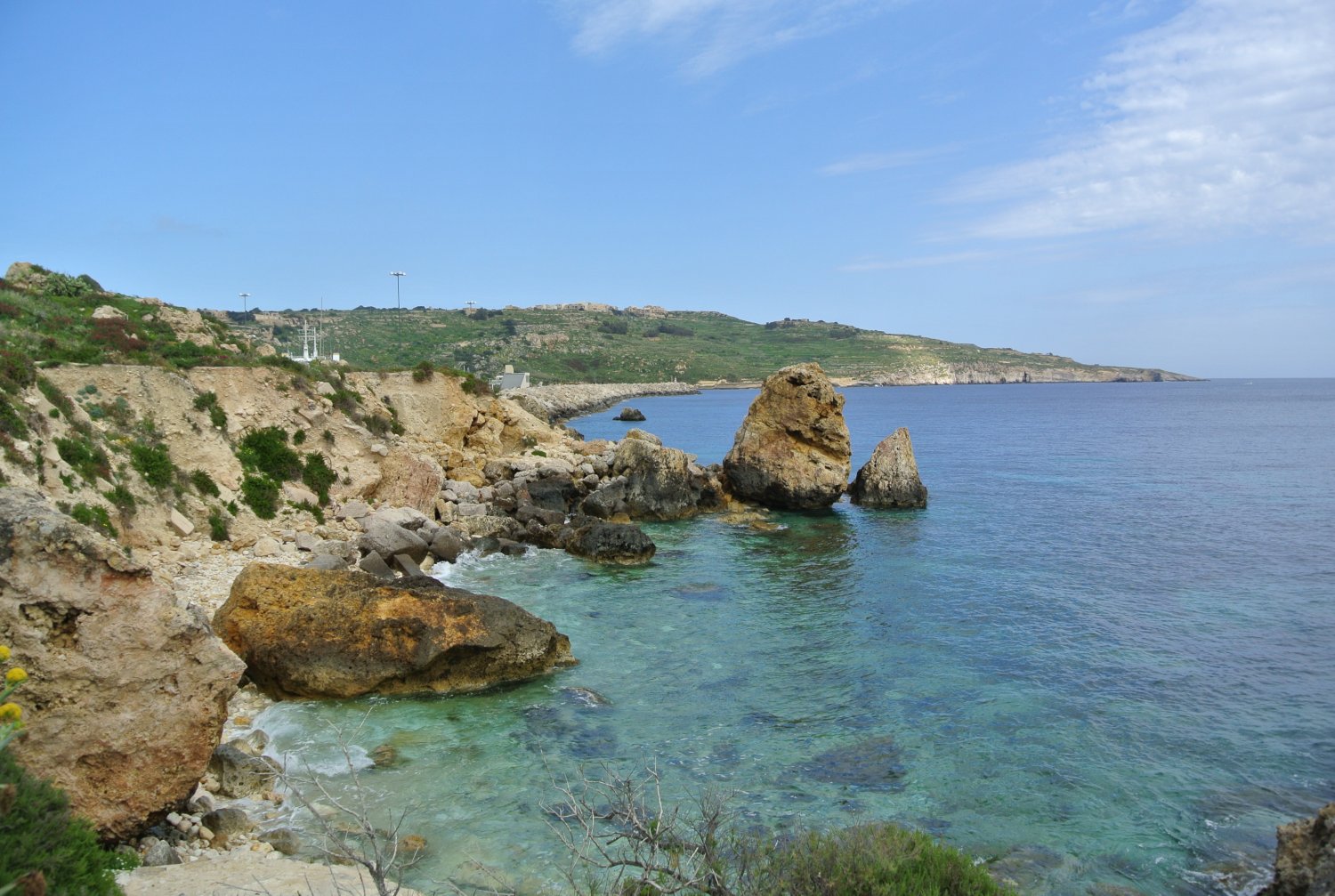 Wybrzeża wyspy Gozo