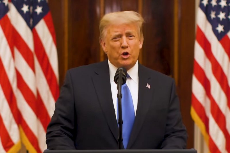 Donald Trump wygłosił pożegnalne przemówienie.
