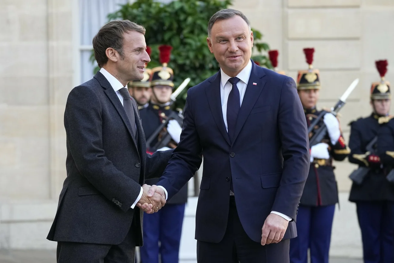 Andrzej Duda rozmawiał z Emmanuelem Macronem.