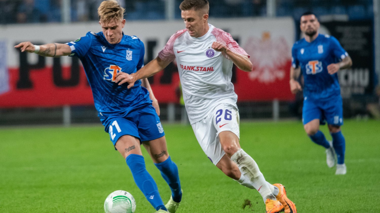 Michał Skóraś zdobył swojego siódmego gola w tym sezonie, kolejny raz wyróżniając się w drużynie Lecha Poznań.