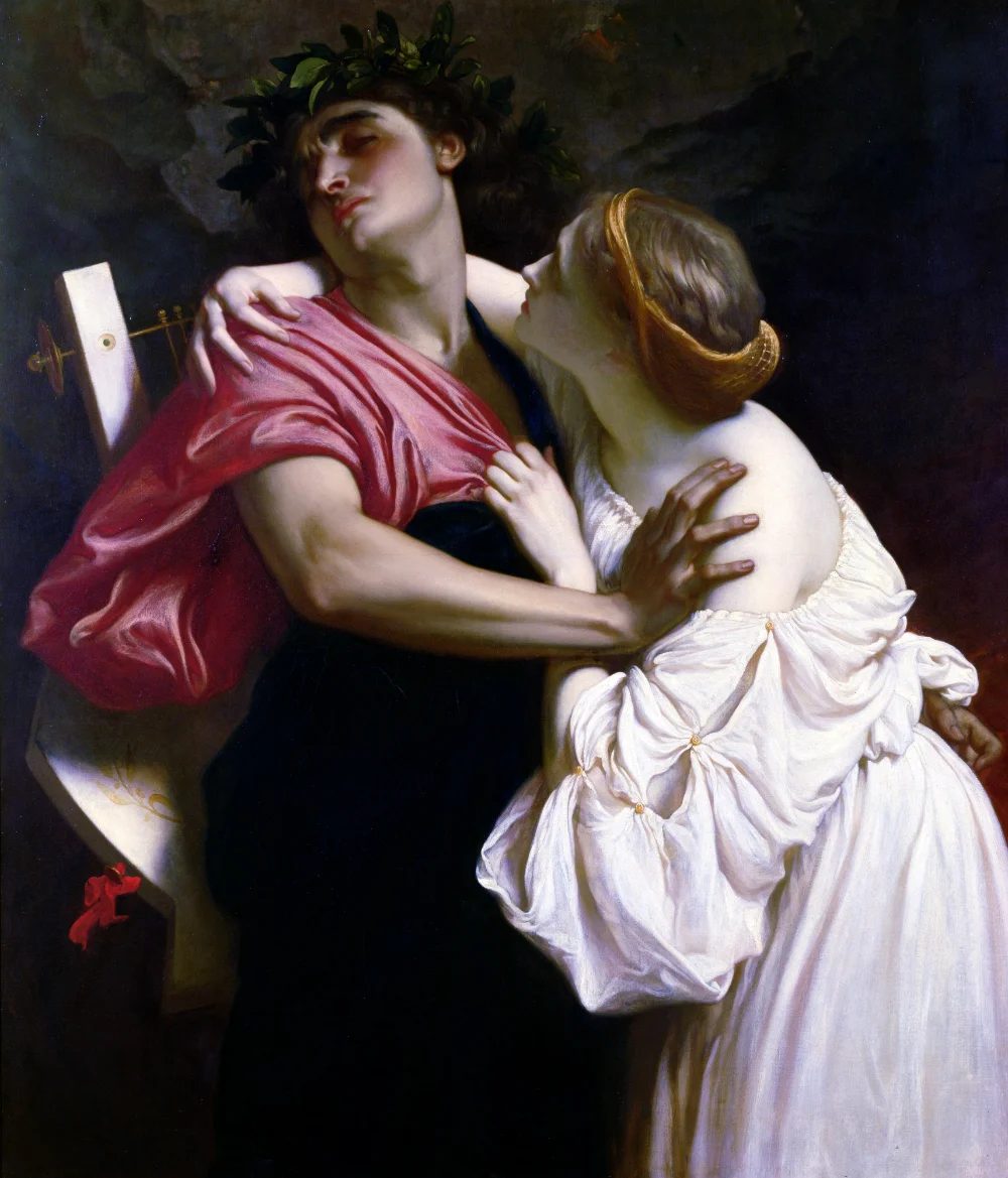 Federic Leighton „Orfeusz i Eurydyka” 1864