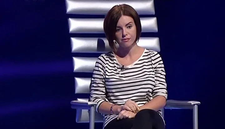 Julia Wołkowa podczas występu w „Wykrywaczu kłamstw”