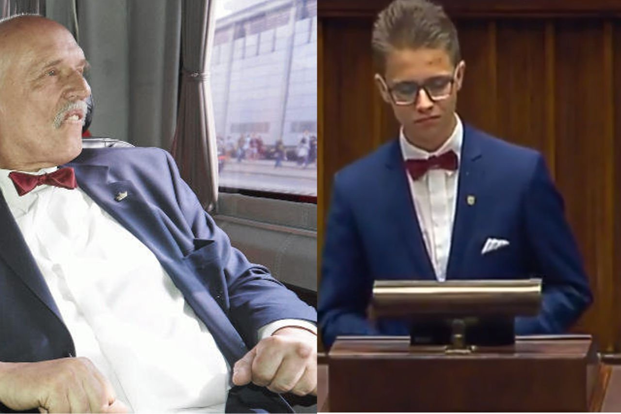 Janusz Korwin-Mikke doczekał się swojej kopii.