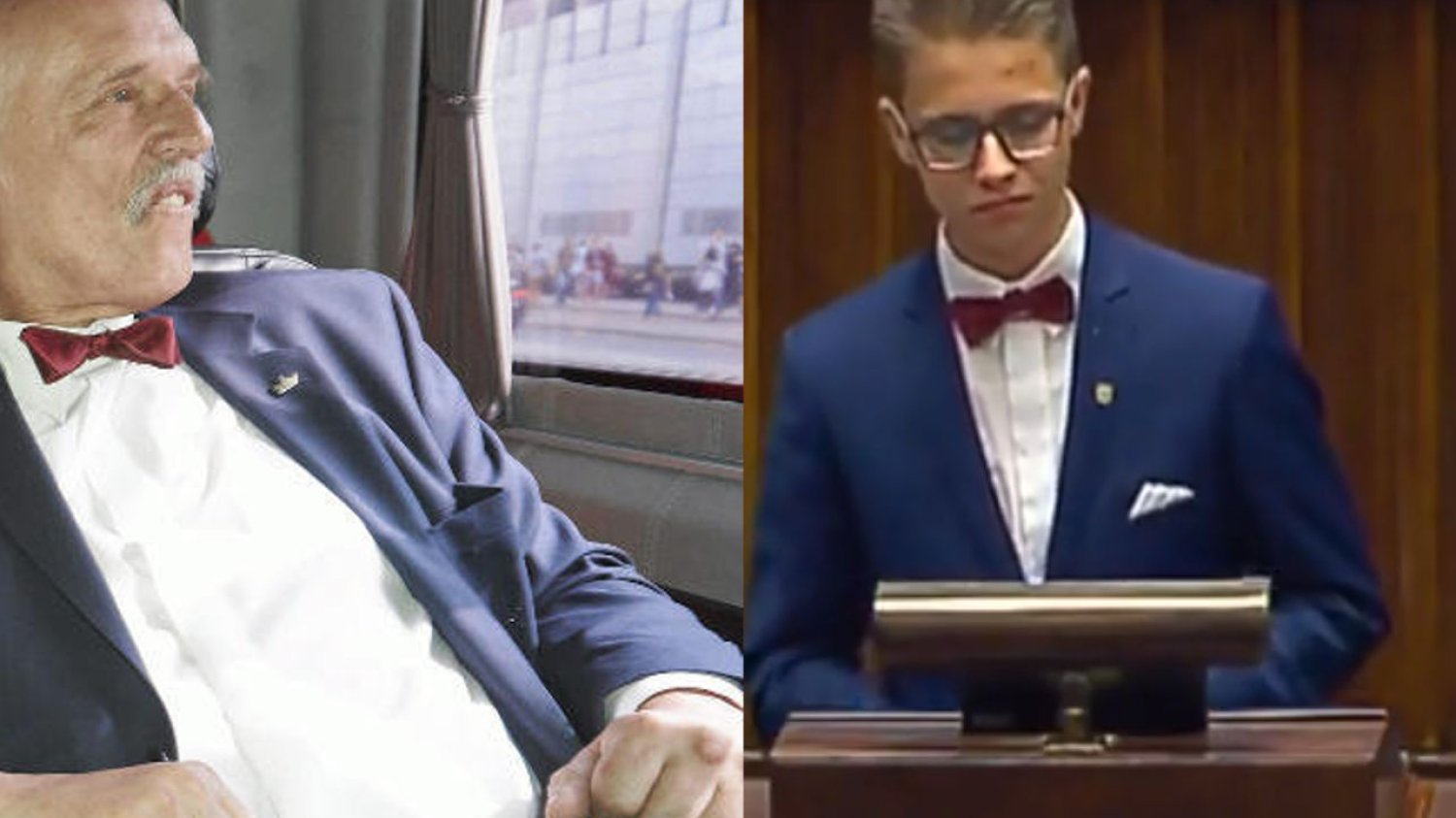 Janusz Korwin-Mikke doczekał się swojej kopii.