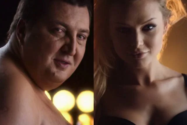 Adam Kraśko  i Ola Ciupa w "Splash Celebrity"