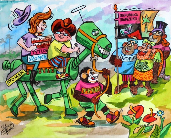 Papcio Chmiel, Tytus Romek i A`Tomek
Galeria Sztuki Katarzyny Napiókowskiej