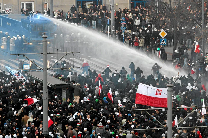Na marszu w 2011 roku było tak gorąco, że nastroje musiała "chłodzić" policja.