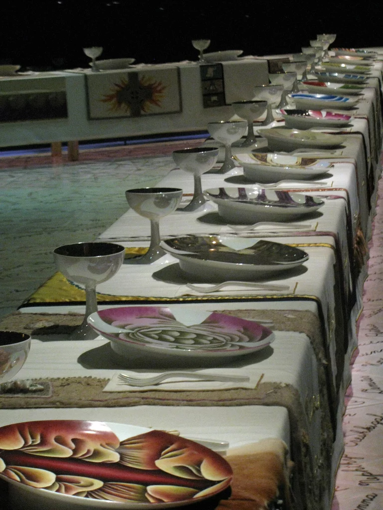 Judy Chicago "Dinner Party", 1974-1979