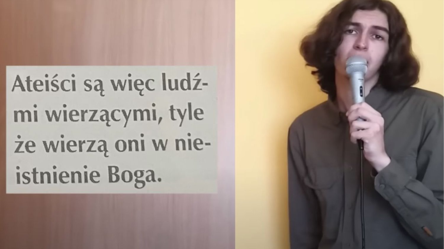 Teledysk do piosenki "Gdyby Podręcznik HiT był piosenką".