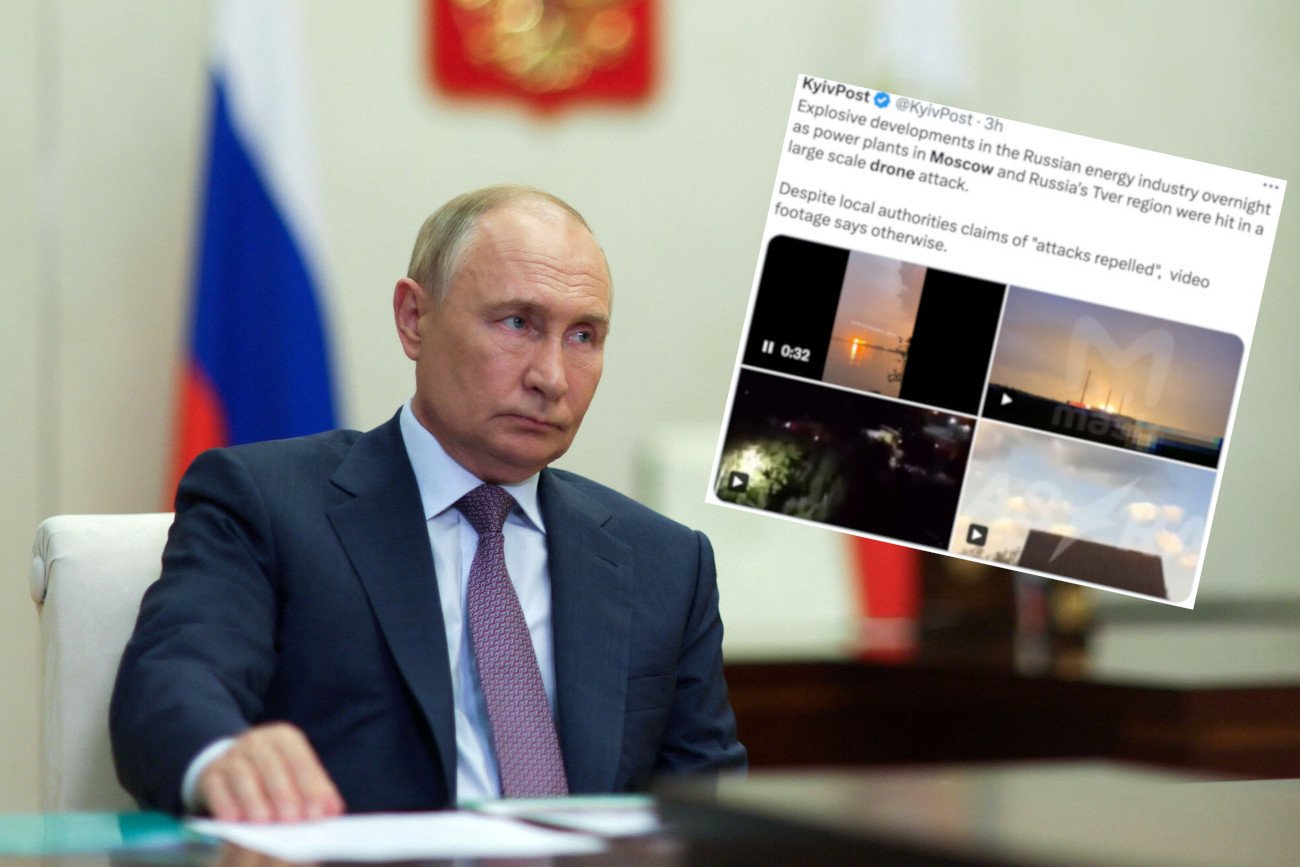 Rosyjskie ministerstwo obrony informuje o zestrzeleniu 171 dronów. Internet zalały nagrania.