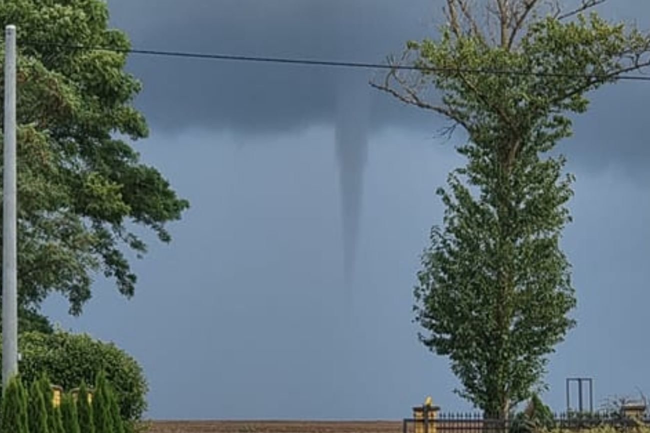 Na Pomorzu zaobserwowano trąby powietrzne.